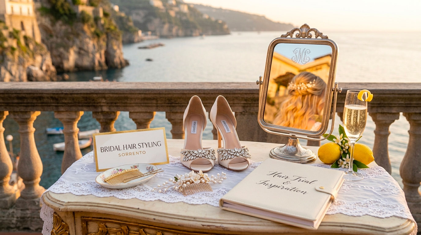 acconciatura sposa a sorrento